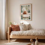 Affiche Capybara au Bain