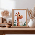 Affiche Girafe