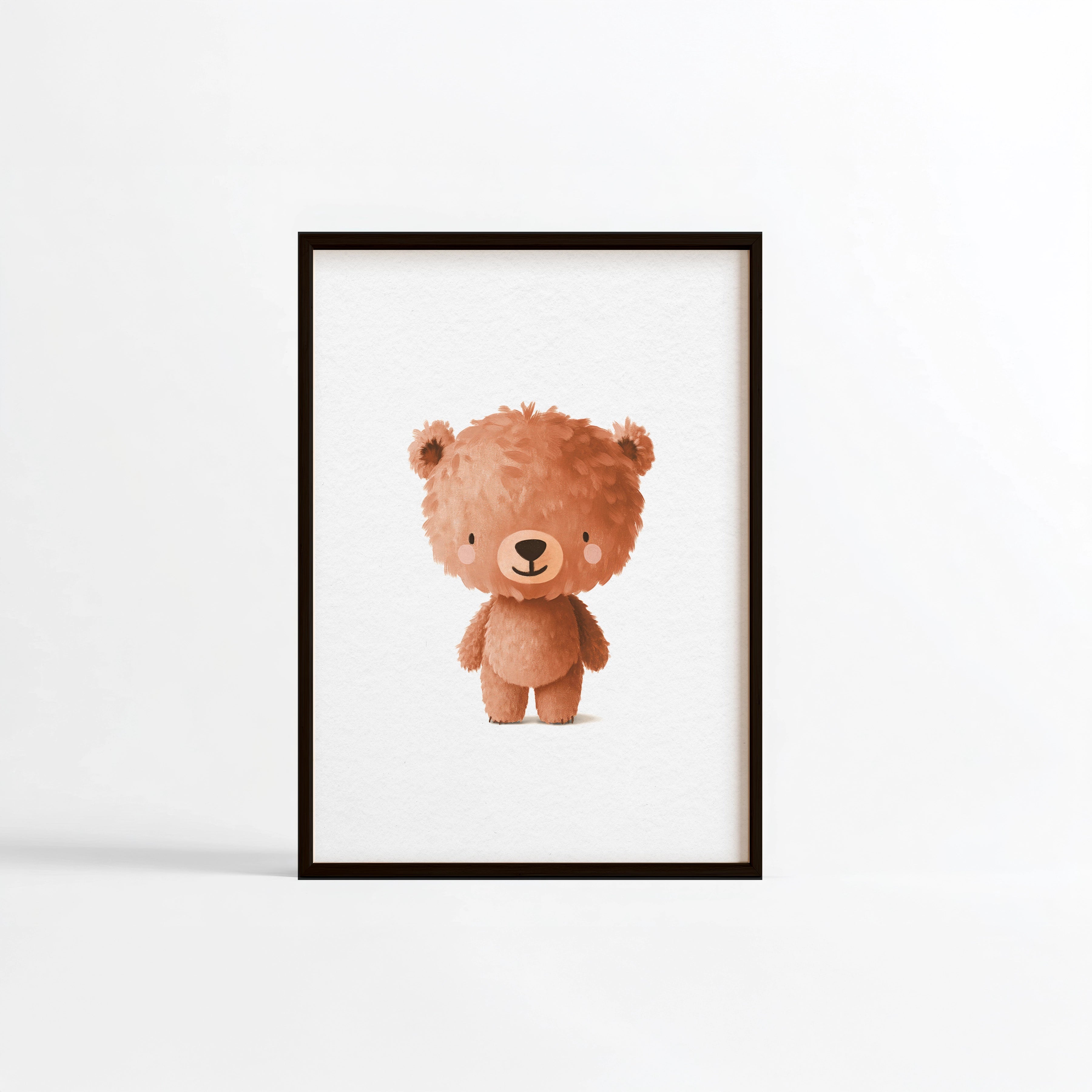 Affiche petit ourson duveteux