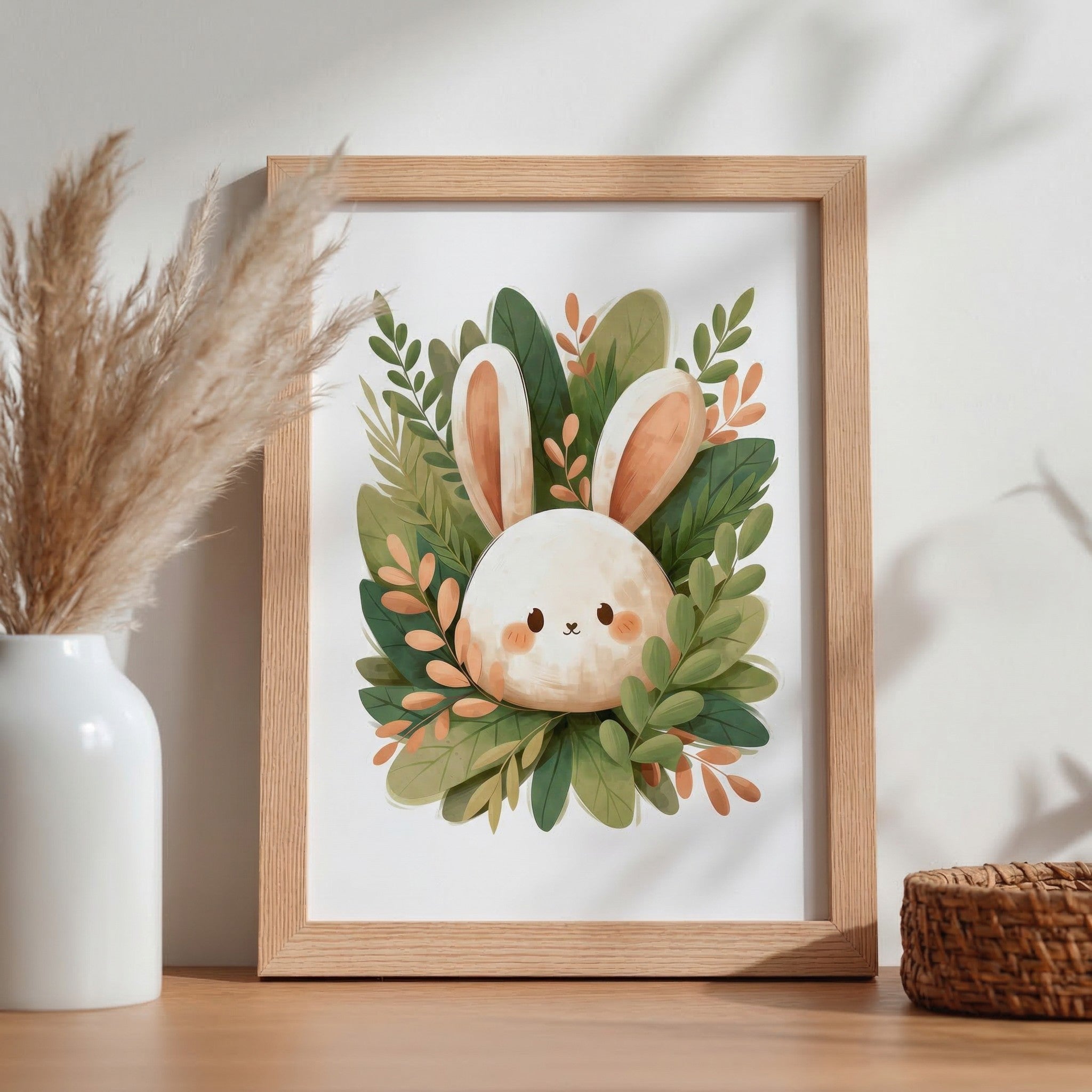 Affiche lapin caché