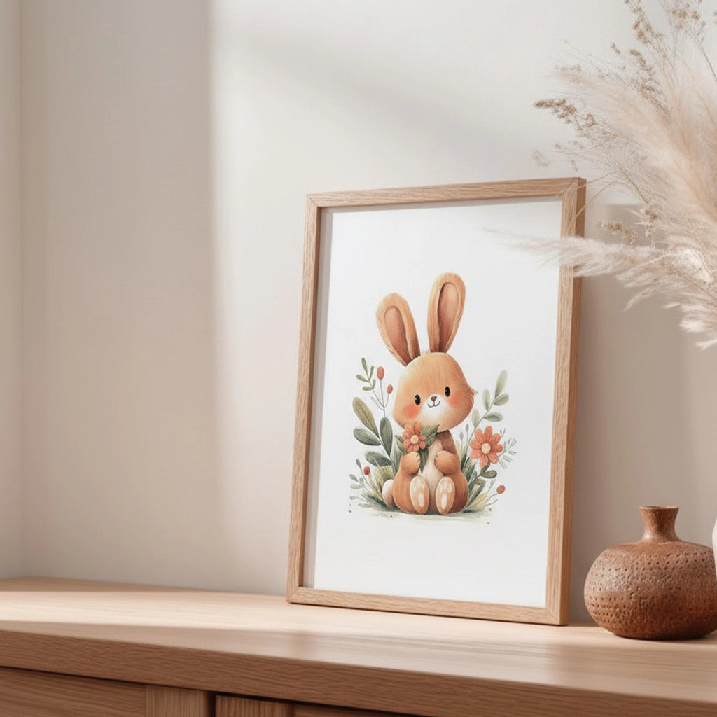 Affiche Lapin Champêtre