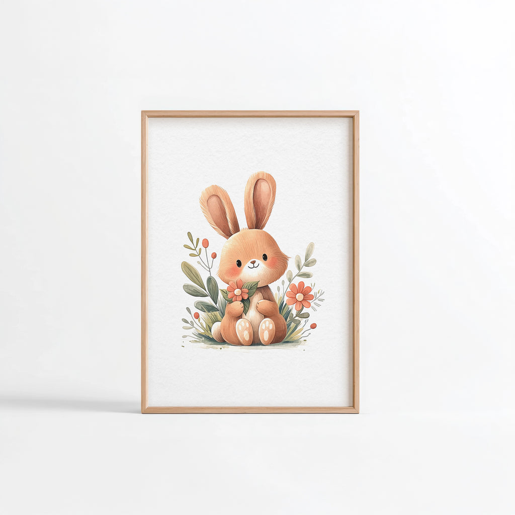 Affiche Lapin Champêtre