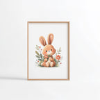 Affiche Lapin Champêtre