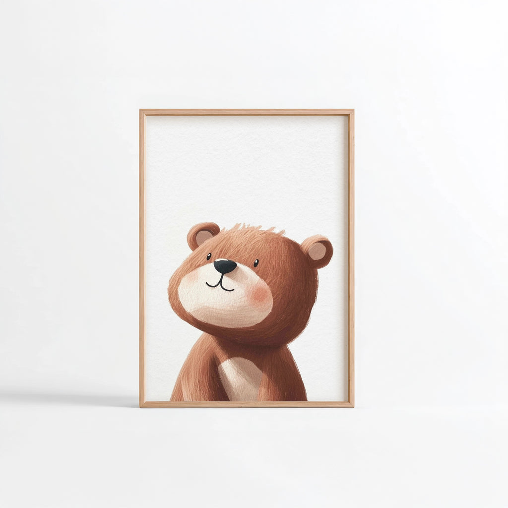 Affiche Ourson Brun