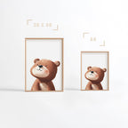 Affiche Ourson Brun