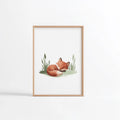 Affiche Renard Endormi