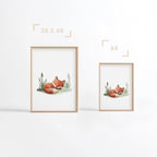 Affiche Renard Endormi